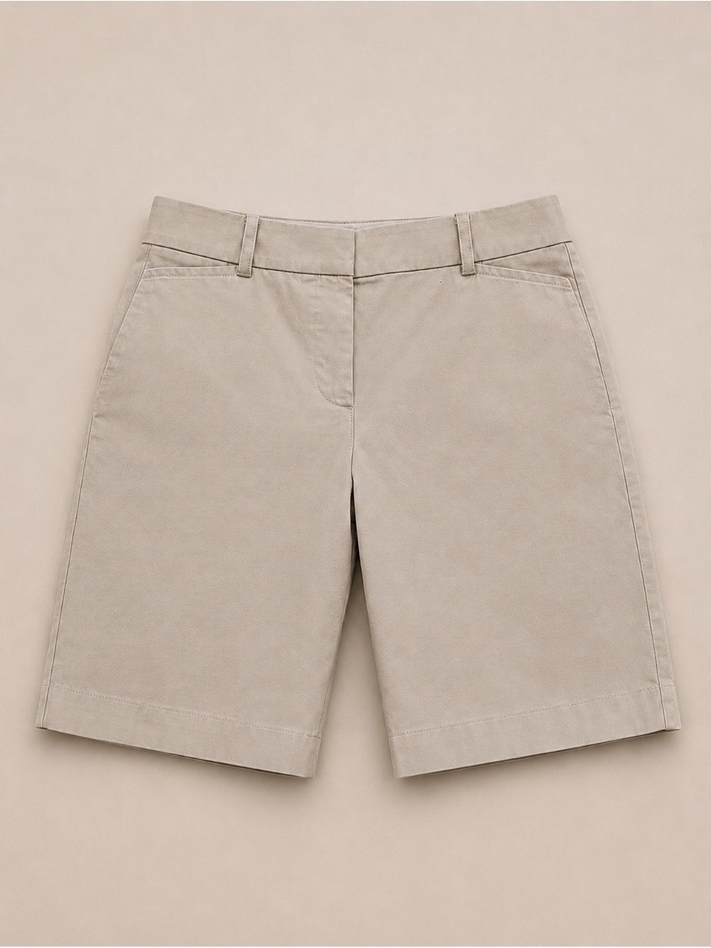Talbots Cream Chino Shorts​